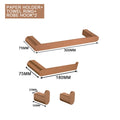 Brushed Rose Gold Wall Mount Shelf Toilet Bath Paper Holder Towel Bar Rack Rail Rod Robe Hook Hanger Bathroom Accessories