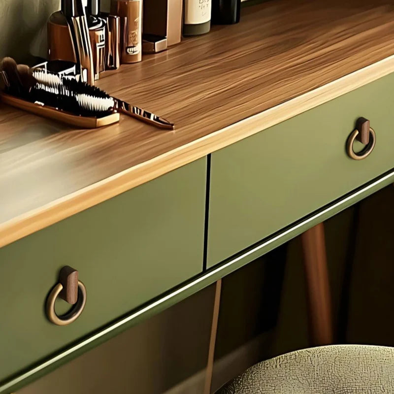 Antique Kitchen Cabinet Storage Handles Nordic Zinc Alloy+Wood Drawer Knobs Wardrobe Cupboard Door Pulls Home Furniture Handles