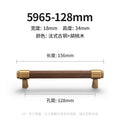 Antique Kitchen Cabinet Storage Handles Nordic Zinc Alloy+Wood Drawer Knobs Wardrobe Cupboard Door Pulls Home Furniture Handles