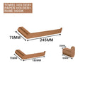 Brushed Rose Gold Wall Mount Shelf Toilet Bath Paper Holder Towel Bar Rack Rail Rod Robe Hook Hanger Bathroom Accessories